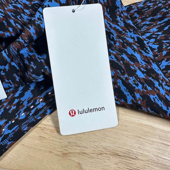 Lululemon Swift Speed High-Rise Tight 28" Leopard Camo Blue Nile Multi Sz 2 NWT - Picture 9 of 12